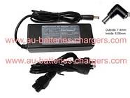 HP Pavilion dv7-1253eo laptop ac adapter - Input: AC 100-240V, Output: DC 19V, 4.74A, 90W; Connector size: 7.4mm x 5.0mm