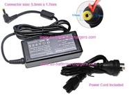 ACER TM P643 laptop ac adapter - Input: AC 100-240V, Output: DC 19V, 3.42A, Power: 65W