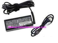 SONY Vaio Fit 14a SVF14N13CXB laptop ac adapter replacement (Input: AC 100-240V, Output: DC 19.5V, 2.3A; Power: 45W)