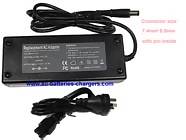HP 463556-001 laptop ac adapter replacement (Input: AC 100-240V, Output: DC 18.5V, 6.5A, 120W; Connector size: 7.4mm * 5.0mm)