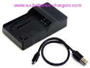 PANASONIC HDC-HS900 camcorder battery charger- 1. Smart LED charging status indicator.<br />
2. USB charger, easy to carry.<br />