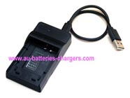 Replacement CANON IXIA HF R306 camcorder battery charger