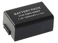 PANASONIC DMW-BMB9E digital camera battery replacement (Li-ion 1000mAh)