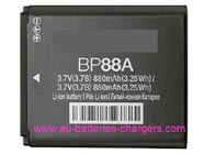SAMSUNG BP-88A digital camera battery replacement (Li-ion 880mAh)