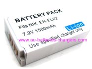 NIKON 1 S2 digital camera battery replacement (Li-ion 1500mAh)