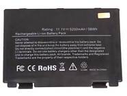 ASUS F52 laptop battery replacement (Li-ion 5200mAh)