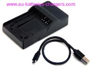 SAMSUNG WB1000 digital camera battery charger- 1. Smart LED charging status indicator.<br />
2. USB charger, easy to carry.<br />