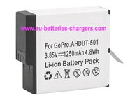 GOPRO AHDBT-501 digital camera battery replacement (Lithium-ion 1260mAh)