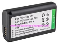PANASONIC DMW-BLJ31E digital camera battery replacement (Li-ion 3500mAh)
