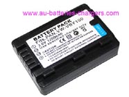 PANASONIC VW-VBY100 camcorder battery/ prof. camcorder battery replacement (Li-ion 1200mAh)